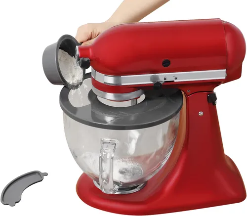 Vista 9 de Lawenme KitchenAid K5GB - Cubierta para cuenco de vidrio para batidora de 5 cuartos de galón con cabezal inclinable, protector contra salpicaduras