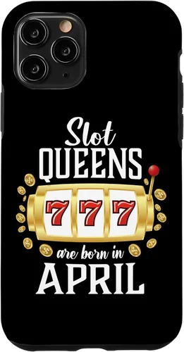 Vista 27 de Slot Queens Are Born In April Casino Women's Birthday Case for iPhone 16