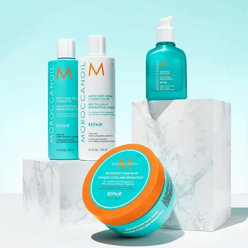 Vista 8 de Moroccanoil Moisture Repair Shampoo and Conditioner Bundle