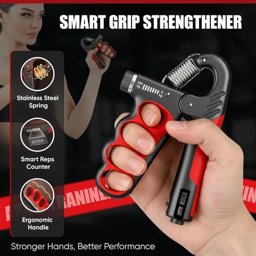 Vista 2 de LuxUltra Twister Arm Trainer Equipo de entrenamiento de pecho para hombres y mujeres, entrenador de pecho y brazo ajustable de 40 a 130 libras