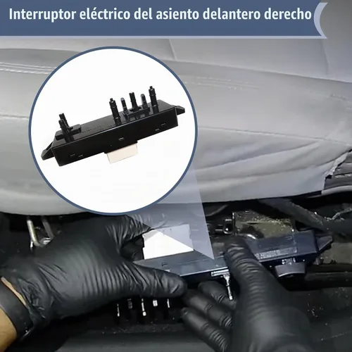 Vista 2 de XQSMWF Interruptor de control del asiento eléctrico delantero derecho del lado del pasajero compatible con KIA Optima K5 2011-2016 2.0L 2.4L l4