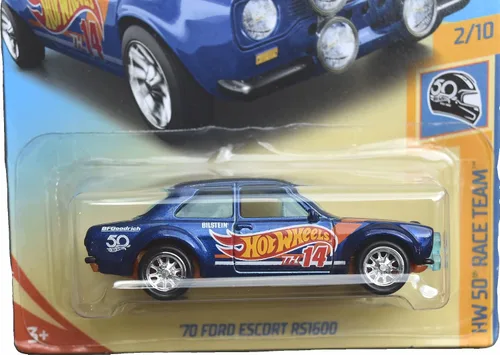 Vista 2 de Hot Wheels Super Treasure Hunt '70 Ford Escort RS1600 - Ford Escort RS1600