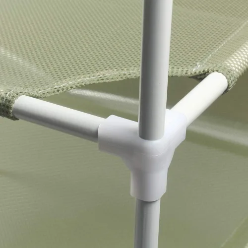 Vista 4 de Growsun Rejilla de secado de suéter de 6 capas apilable, malla de tela seca, verde (conector actualizado)