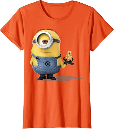 Vista 60 de Camiseta Despicable Me Minions Holding A Ginger Bread Minion Retrato Pequeña