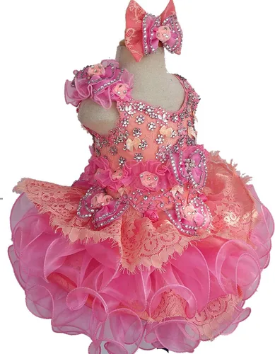 Vista 4 de Jenniferwu Vestidos hechos a mano, vestidos de cumpleaños, vestido de princesa para niñas