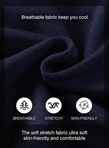 Vista 8 de JMIERR Cárdigan casual para hombre, suéter de manga larga, cuello con botones, abrigo de punto