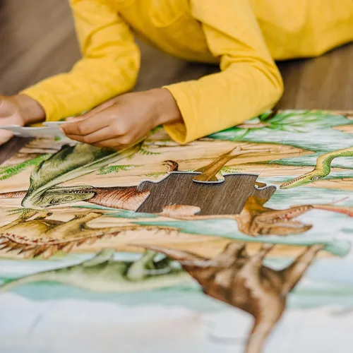 Vista 7 de Rompecabezas de dinosaurios (48 piezas, 2x3 pies)