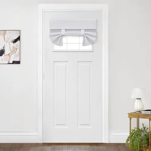 Vista 114 de HOMEIDEAS Cortinas Opacas para Aula para Puerta Principal, Cubierta de Ventana de Puerta de Aula, Persianas de Privacidad con Aislamiento Térmico