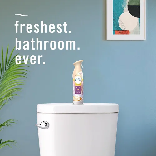 Vista 7 de Febreze ambientador en aerosol en bruma, spray para combatir olores en habitación, ambientadores para el hogar y baño y cocina, lata de aerosol