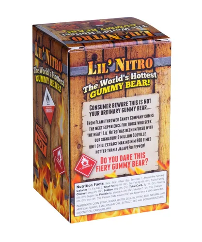 Vista 4 de Lil' Nitro: El osito de goma más caliente del mundo, paquete de 2