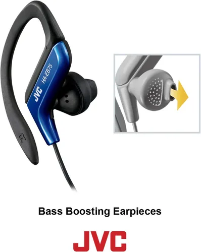 Vista 3 de JVC HAEB75B - Auriculares deportivos con clip (Negro)