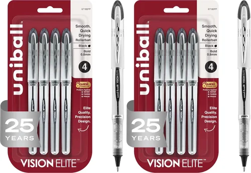 Vista 10 de Bolígrafo Vision Elite de uni-ball, Negro