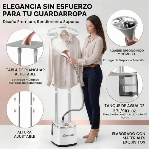 Vista 6 de Vaporizador de ropa de pie (Vaporizador de Ropa 1)