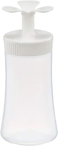 Vista 2 de Cabilock Botellas dispensadoras de salsa para salsa de tomate y aderezo, botellas transparentes de condimentos, diseño fácil de verter para Blanco