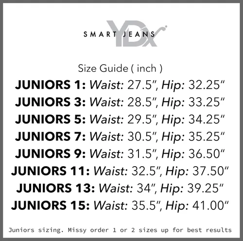 Vista 5 de YDX Smart Jeans - Pantalones de mezclilla con cintura alta, elásticos, rasgados