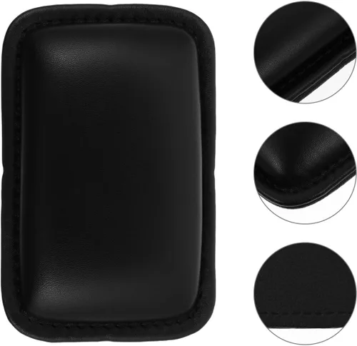 Vista 4 de EXCEART Alfombrilla para reposamuñecas para computadora, reposamuñecas ergonómica, de cuero, almohadilla de espuma viscoelástica para reposamuñecas
