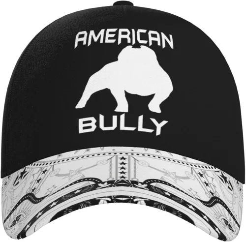 Vista 4 de American Bully Dog Hat Adjustable Baseball Cap for Men Women Dad Hat