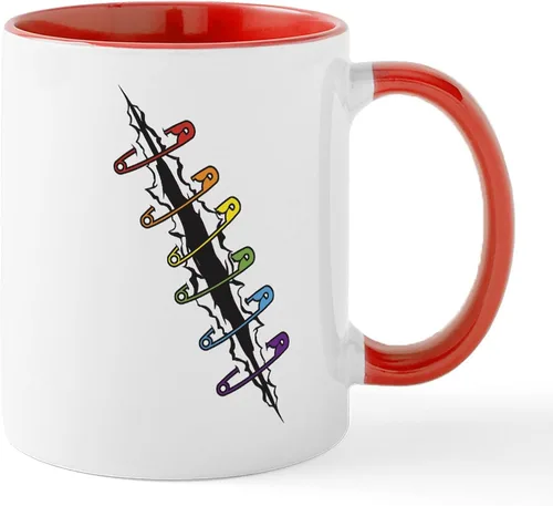 Vista 37 de CafePress Peace Love - Taza de café de cerámica para ukelele (11 oz (11.0 fl oz)