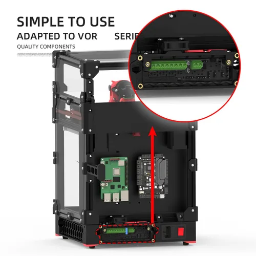 Vista 5 de 1 pieza nueva versión Klipper expansor de expansión accesorios compatibles con Voron 0 2.4 V2.4 3D impresora DIY piezas y otras impresoras 3D