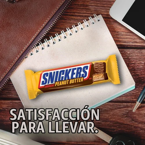 Vista 7 de Snickers Barra cuadrada de mantequilla de maní 1.78 oz