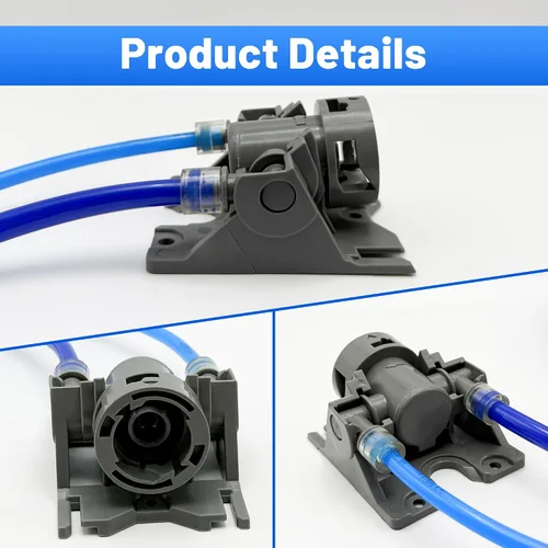 Vista 4 de Nueva actualización AKN72949003 Conjunto de cabezal de filtro de refrigerador apto para adaptador de refrigerador LG modelo LMXS28626M, LFXS26566S