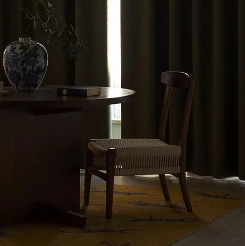 Vista 3 de Cortinas opacas con ojales de 45 pulgadas de largo, cortinas opacas para sala de estar, 2 paneles de tela jacquard con textura ondulada de agua