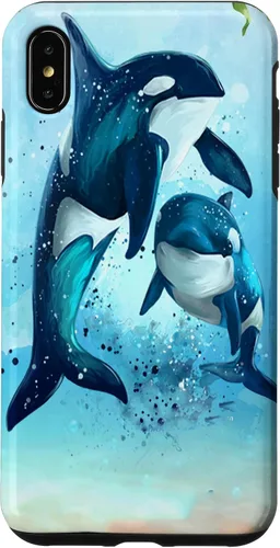 Vista 11 de iPhone 16 Orca Whales Animal Nature Case Men Women Boys Girls Orca Case