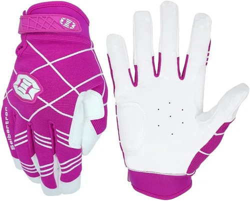 Vista 8 de Seibertron B-A-R PRO 2.0 - Guantes insignia de bateo para béisbol, sóftbol y Teeball, con super agarre, ajuste de dedo, múltiples tamaños 11 + 5