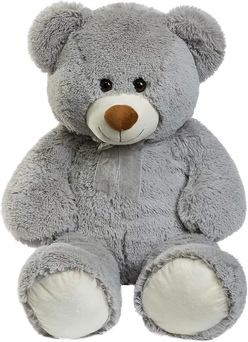 Vista 16 de HollyHOME Oso de peluche grande para cumpleaños y día de San Valentín, peluche para niños y novia, 36 pulgadas, color beige
