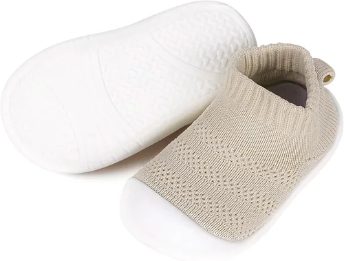 Vista 125 de Zapatos de bebé Pantuflas para niños pequeños, calcetines para niños y niñas, suela antideslizante