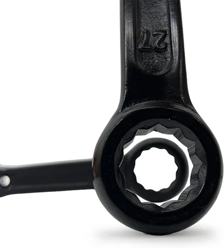 Vista 7 de Slogging Box End Striking Ring Llave métrica Slugging Llave plana de un solo anillo 0.945 in