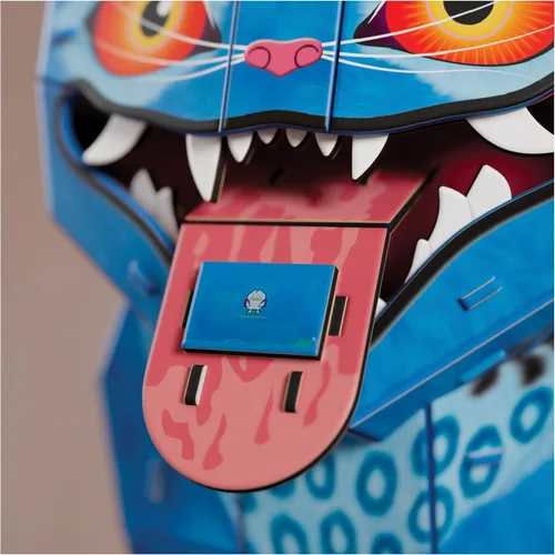 Vista 6 de 4D Build Kpop Demon Hunters Derpy Tiger & Sussie Bird 3D Puzzle Model Kit