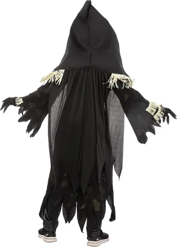 Vista 4 de Spooktacular Creations Disfraz unisex de calabaza malvada para Halloween para niños, disfraz de calabaza aterradora para Halloween y cosplay
