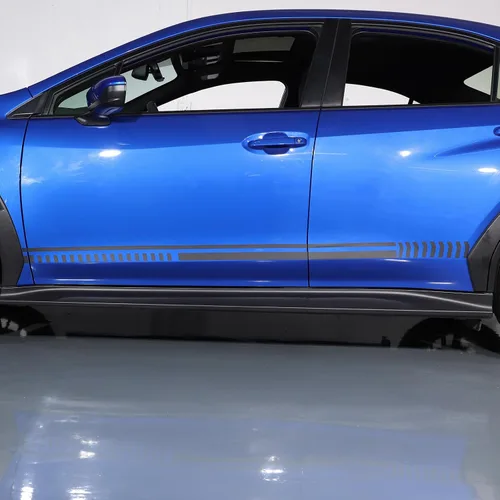 Vista 3 de Compatible con Subaru WRX 2022 2023 - Adhesivo adhesivo para lado de carrocería de automóvil, carreras, deportes, tira lateral autoadhesiva