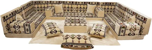Vista 12 de arabicsofa Cojines Majlis de piso tradicionales: asientos modulares Diwan seccionales
