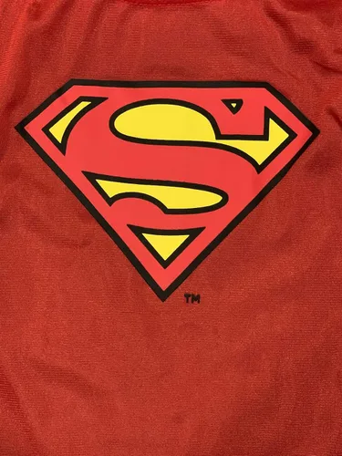 Vista 4 de DC Comics Camiseta de disfraz de superhéroe para niños pequeños con máscara y capa