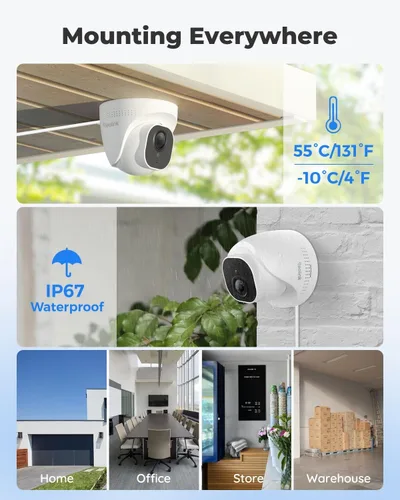 Vista 7 de REOLINK Sistema de cámara de seguridad para el hogar de 5MP 8CH con 2TB HDD