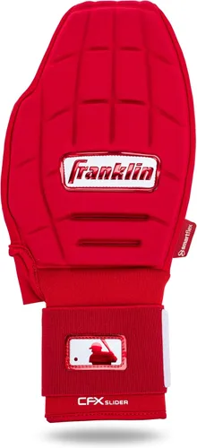 Vista 13 de Franklin Sports MLB Guante deslizante de béisbol y sóftbol - CFX PRT Guantes de baserunning deslizantes protectores para adultos y jóvenes - Guante