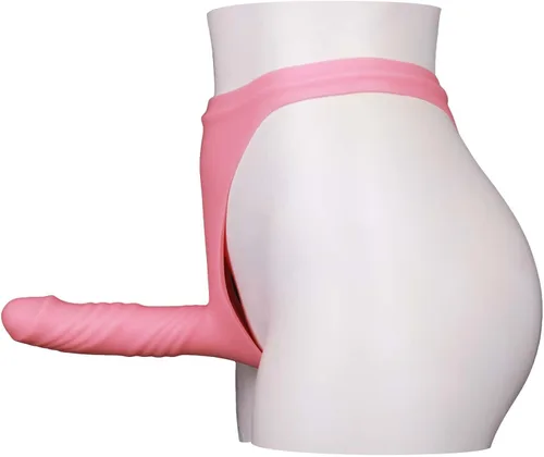 Vista 2 de SUAISKR Consolador de tanga de silicona, juguetes sexuales masculinos para hombres homosexuales, masturbación con polla, accesorios sexuales