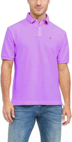 Vista 84 de Tommy Hilfiger Polo de piqué de algodón de manga corta para hombre en ajuste regular