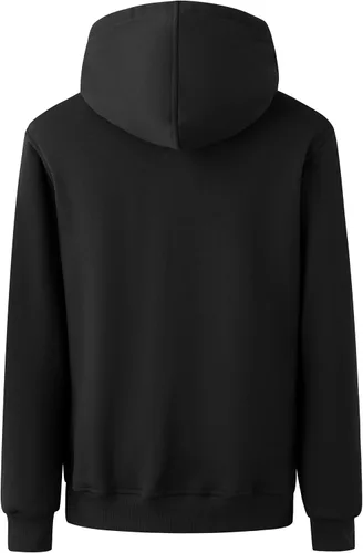 Vista 4 de Ubon FR - Sudaderas con capucha para hombre, resistentes al fuego, 14 onzas, forro polar de algodón