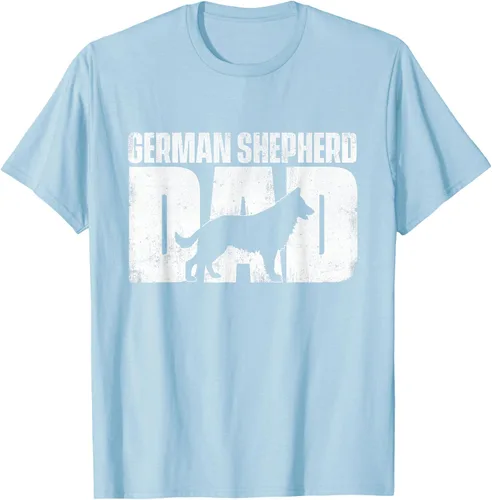 Vista 99 de Camiseta de pastor alemán para el día del padre del dueño de perros caninos, Negro