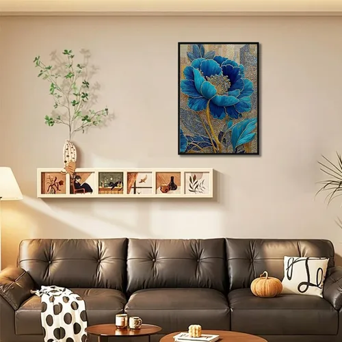 Vista 8 de Aestalrcus Kits de arte de diamantes de flores para adultos, kits de pintura de diamantes para adultos, pintura de diamante redondo de taladro