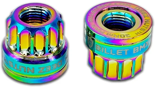 Vista 8 de BILLET BMX™ Deez Nuts™ Tuercas de eje de bicicleta de 12 puntos 3/8"-26 tpi (paquete de 2)