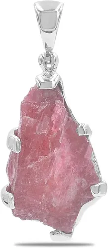 Vista 10 de Starborn Colgantes de plata de ley con piedras preciosas rugosas - Mediano