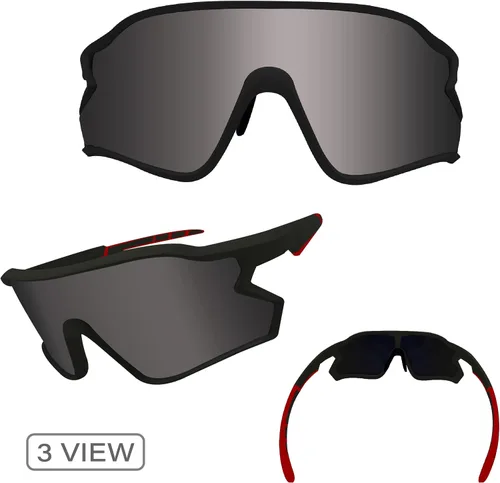 Vista 2 de POLARS DESIGN Gafas de sol fotocrómicas polarizadas para deportes al aire libre para hombres y mujeres TR90 marco protección UV para pesca correr