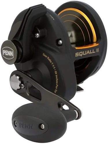 Vista 8 de ¡Nuevo! Carrete de pesca convencional Penn Squall II Level Wind
