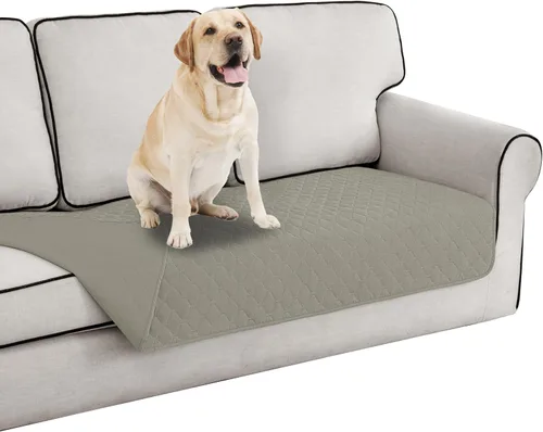 Vista 8 de Easy-Going - Funda reversible para cama de perro 100% impermeable, protector de sofá a prueba de fugas, funda lavable para sofá, protector