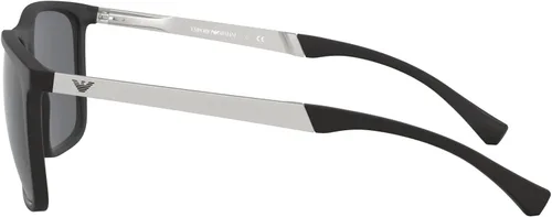 Vista 4 de Emporio Armani Gafas de sol redondas de moda para hombre