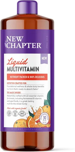 Vista 10 de New Chapter Multivitamínico líquido, bayas mixtas, 30 onzas